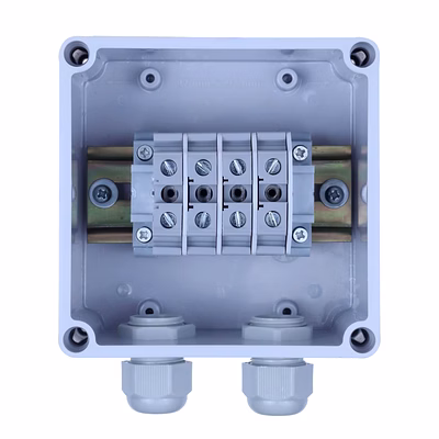 terminal box 100 x 100 x 80 mm – 4x 10 sqmm