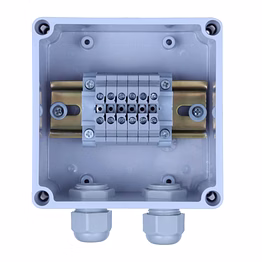 terminal box 100 x 100 x 80 mm – 6x 4 sqmm