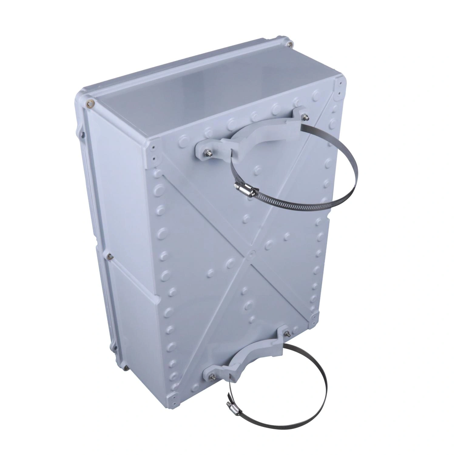 Pole Mounted Enclosure 560x380x180 ABS Grey 2-7 Inch-1