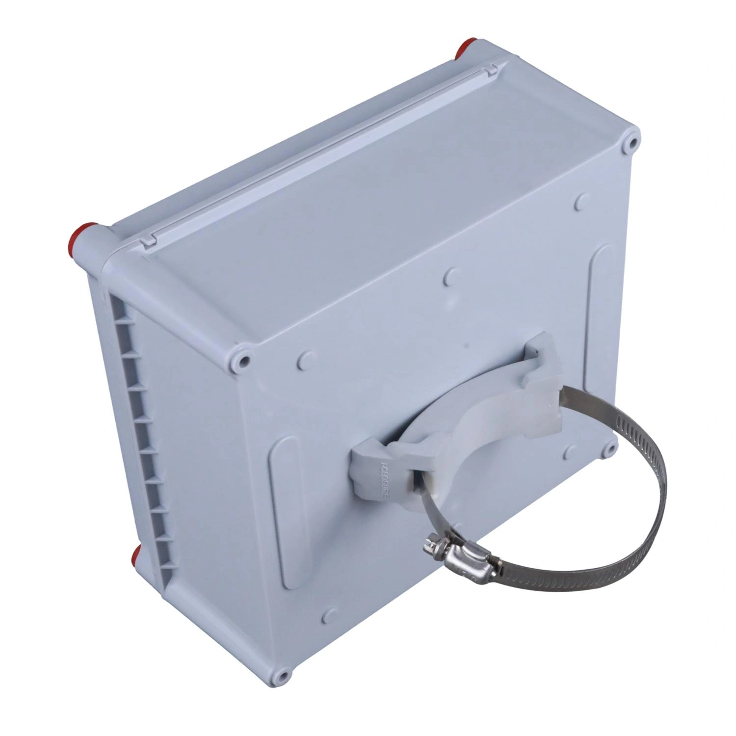 Pole Mounted Enclosure 210x190x100 ABS Grey 2-4 Inch-1