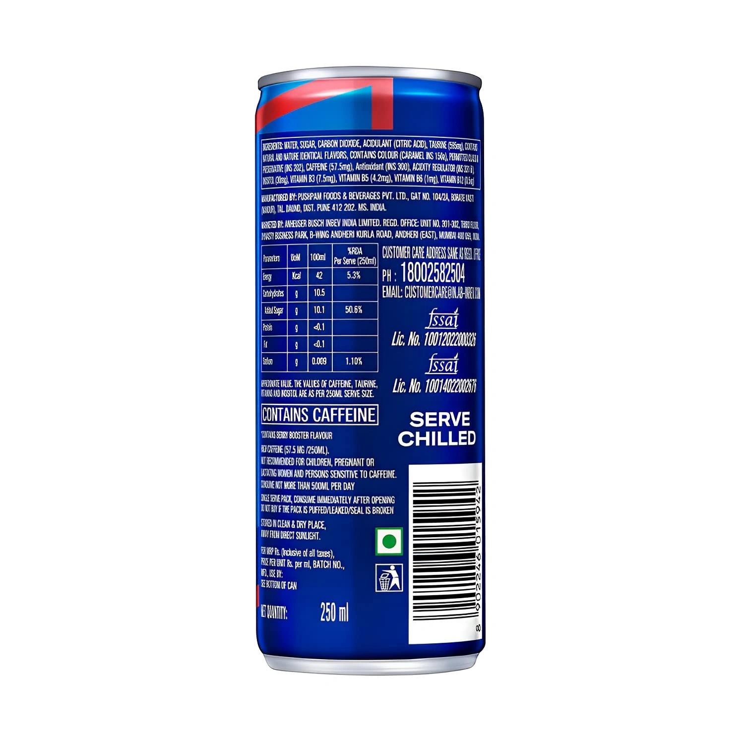 Energy Drink - Budweiser Hurricane 250ML-2