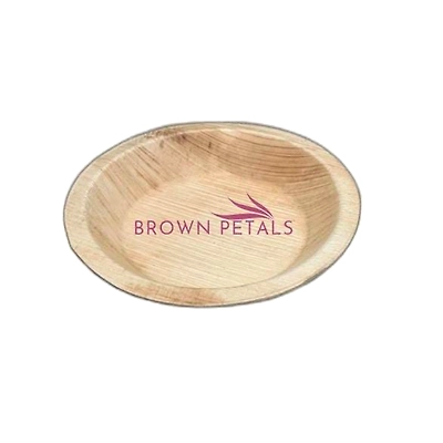 BROWNPETALS ARECA LEAF BOWL- 6 INCH ROUND