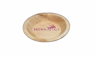 ARECA LEAF PLATES- 8 INCH ROUND
