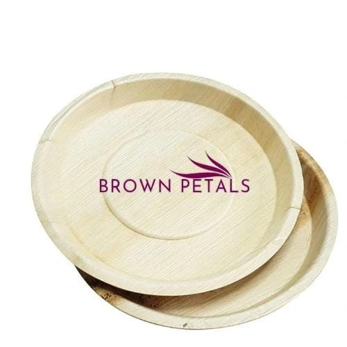 ARECA LEAF PLATES- 12 INCH ROUND-12496480