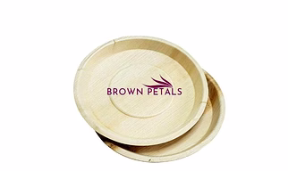 ARECA LEAF PLATES- 12 INCH ROUND