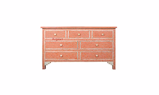 Bone Inlay Decorative 7 Drawers Chest of Drawers , Bone inlay 7 Drawer Dresser , Bone inlay furniture , Bone inlay cabinet , bone inlay