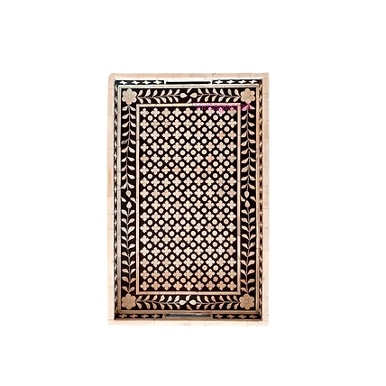 Bone Inlay Kitchen Serving Tray Dinning Platter Tray Handmade Home Decor Gift-W 30 X D 15 X H 2.5-1