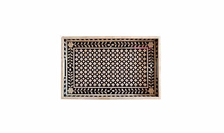 Bone Inlay Kitchen Serving Tray Dinning Platter Tray Handmade Home Decor Gift