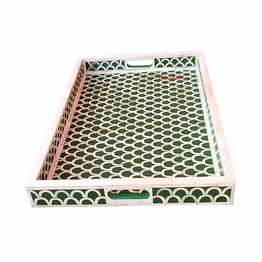 bone inlay unique pattern kitchen serving tray decorative tray home décor tray