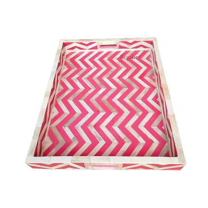 Bone Inlay Kitchen Serving Tray Home Decor Coffee Serving Tray bone breakfast tray, coffee table tray, decorative tray-W 30 X D 15 X H 2.5-4