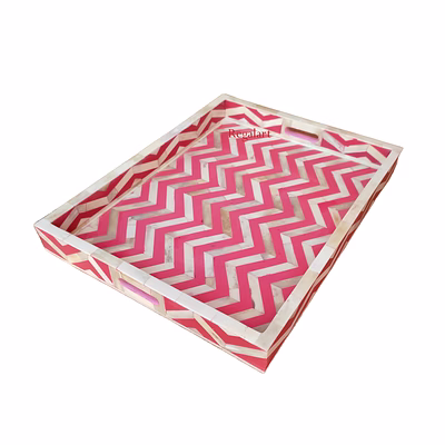 bone inlay kitchen serving tray home decor coffee serving tray bone breakfast tray, coffee table tray, decorative tray