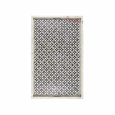 kitchen serving tray handmade bone inlay unique pattern decorative tray home decor gift bone inlay furniture