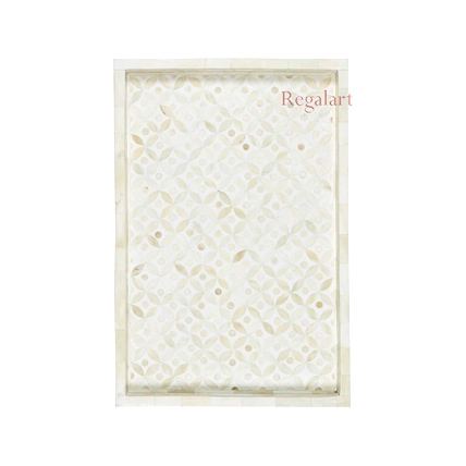 kitchen serving tray handmade bone inlay unique pattern Decorative Tray Home Decor Gift Bone Inlay Furniture-W 30  X D 15 X H 2.5-2