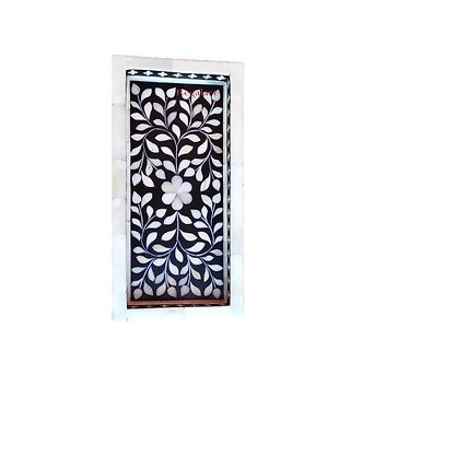 Bone Inlay Kitchen serving tray floral pattern Home Decor Art Christmas Decor tray Jewellery tray Personalized tray-W 50 X D 38 X H 5-5