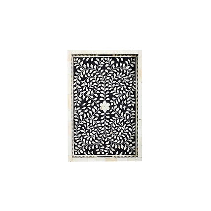 Bone Inlay Kitchen Serving Tray Decorative Tray Home Decor Gift-W 50 X D 38 X H 5-3