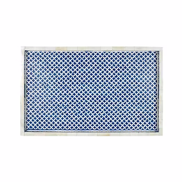 bone inlay unique pattern serving tray, home decor kitchen tray, coffee serving tray