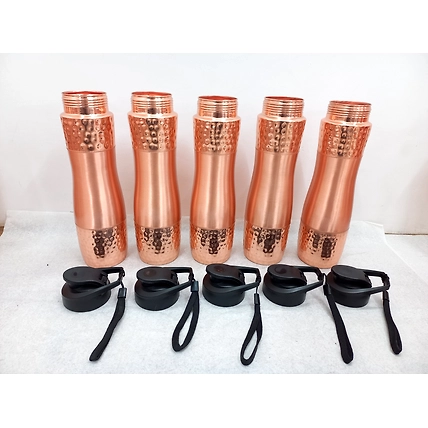 Pure Copper Sipper Bottle in High Quality of Dual Tone Fininshing-3