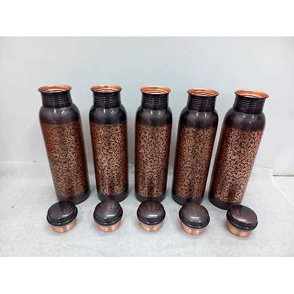 Pure Copper Color Bottles available in different colors and styles-1