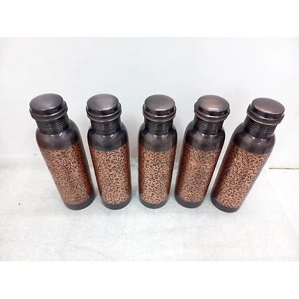Pure Copper Color Bottles available in different colors and styles-3