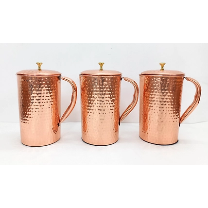 High Quality Pure Copper Hammered Style Jug-12668883