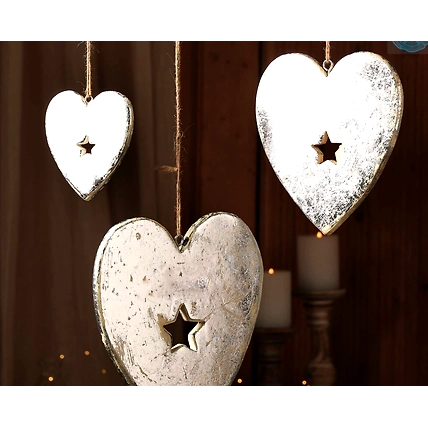 Festive Hanging Decoration - Stars/Hearts-2