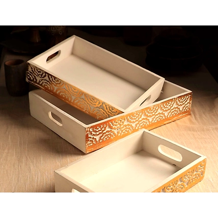 Handcarved Wooden Tray-2