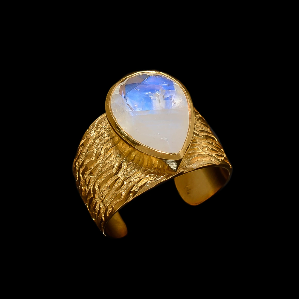 BLUE FIRE RAINBOW MOONSTONE RINGS-12497703