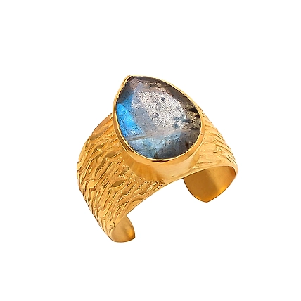 BLUE FIRE RAINBOW MOONSTONE RINGS-2