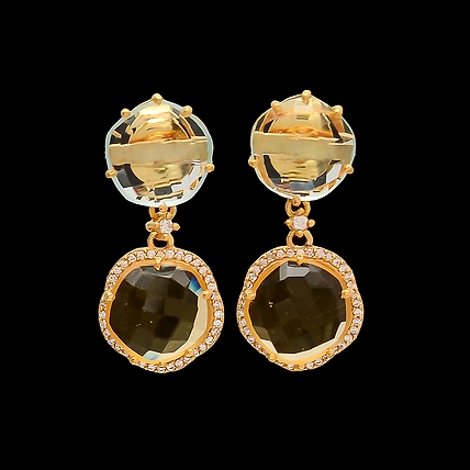 925 STERLING SILVER DROP EARRINGS-2