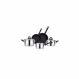set of 8pc stainless steel cookware