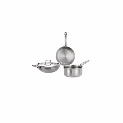 tri-ply 4pc daily essentials cookware set