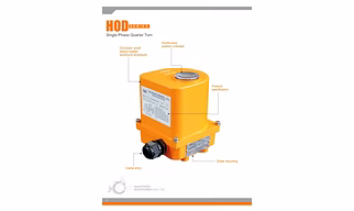 SINGLE PHASE QUARTER TURN ELECTRICAL ACTUATOR
