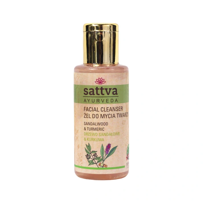 SATTVA FACIAL CLEANSER SANDALWOOD &amp; TURMERIC 100 ML-12498864