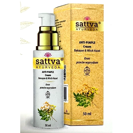 SATTVA ANTI ACNE &amp; PIMPLE CREAM 50 GM-1
