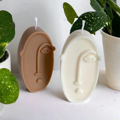 Abstract Faces Picasso Scented Candle