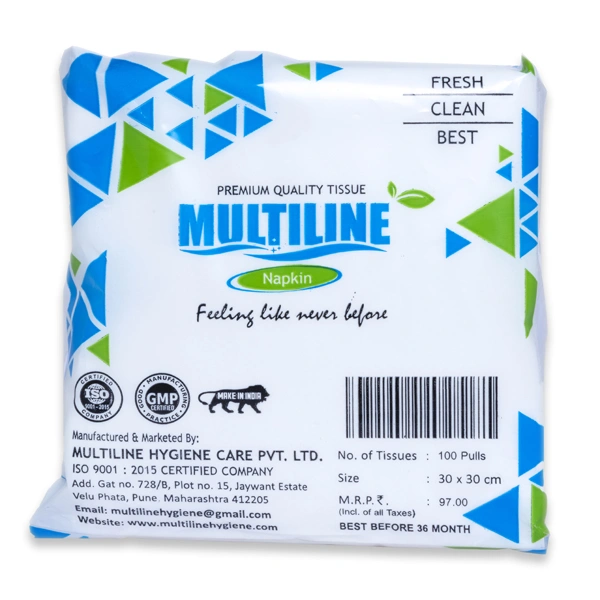 MULTILINE TISSUE NAPKINS 100 SHEET-2