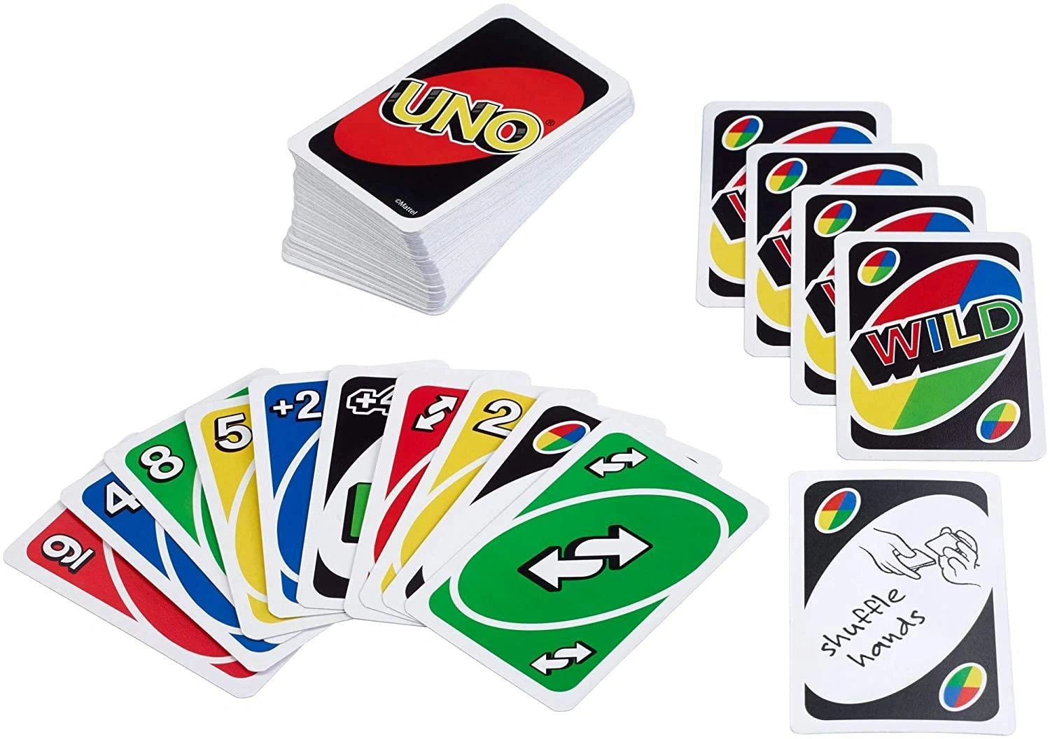 Mattel Uno Playing Card Game for 7 Yrs and Above for Adult,set of 112 cards-2