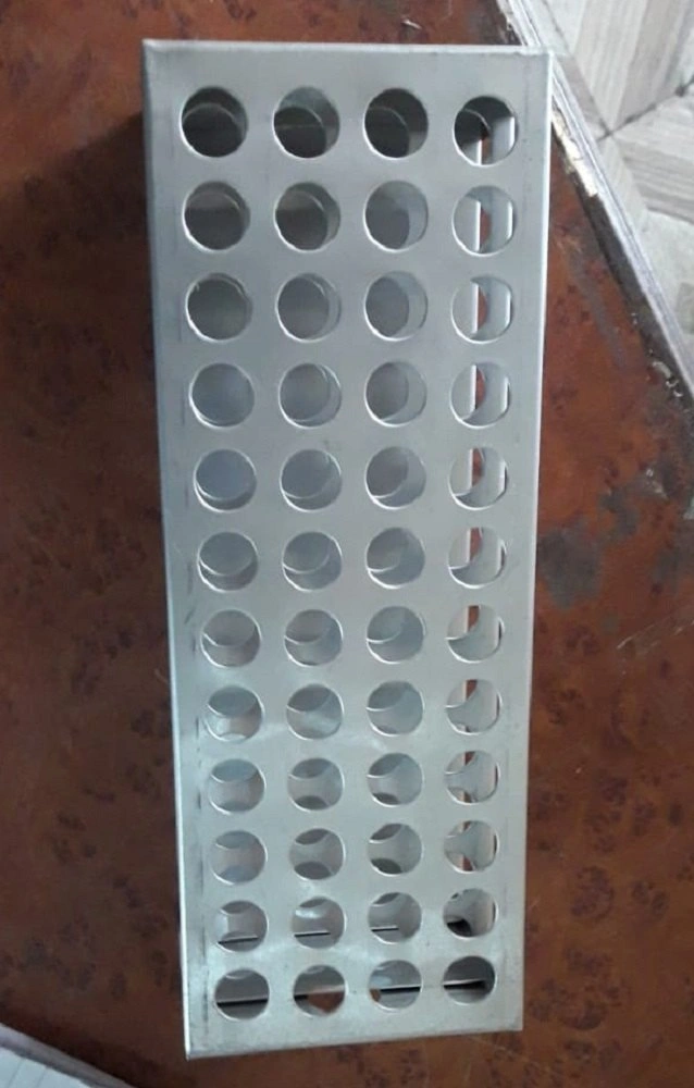 TT stand 12mm* 24 Hole Aluminum Test Tube Stand-2