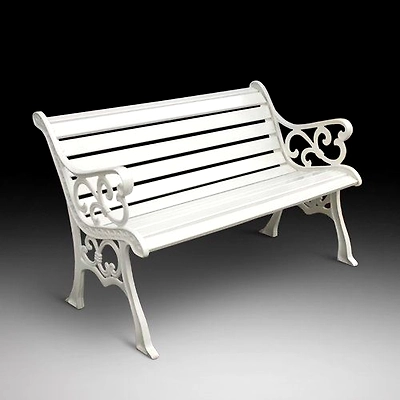 Cast Iron Bench-3