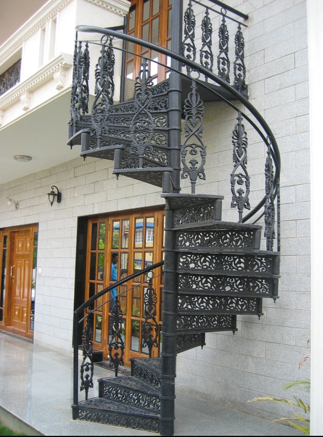 Cast Iron Spiral Stairs-12605810