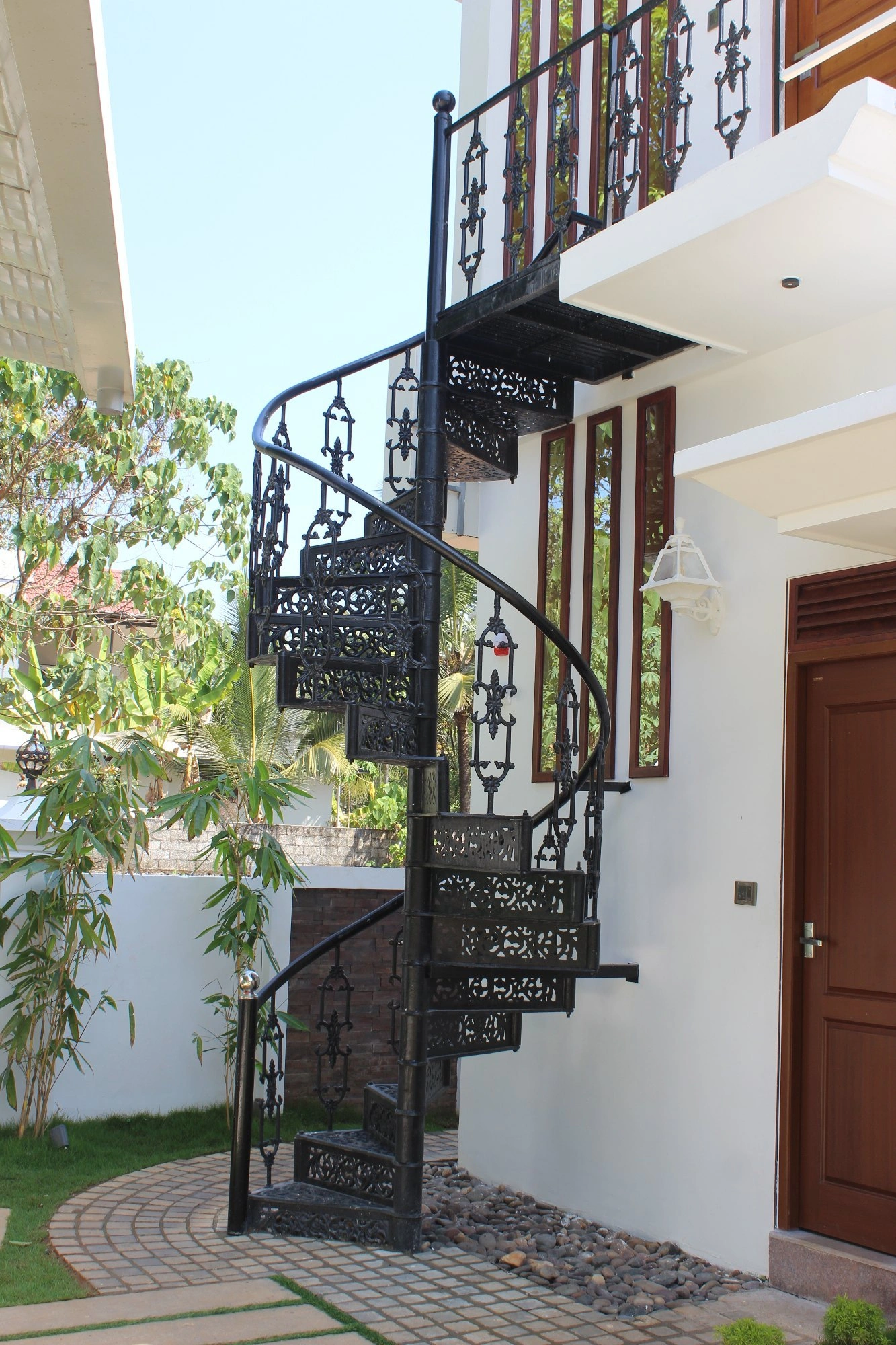 Cast Iron Spiral Stairs-2