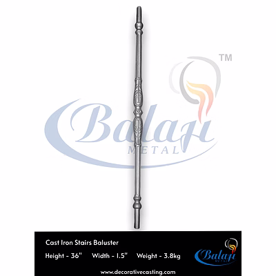 balaji cast iron stair baluster