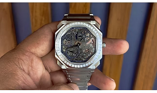 Bvlgari Octo Finissimo Diamond Bezel Watch