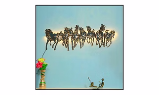Acid Cutting Horse Wall Decor