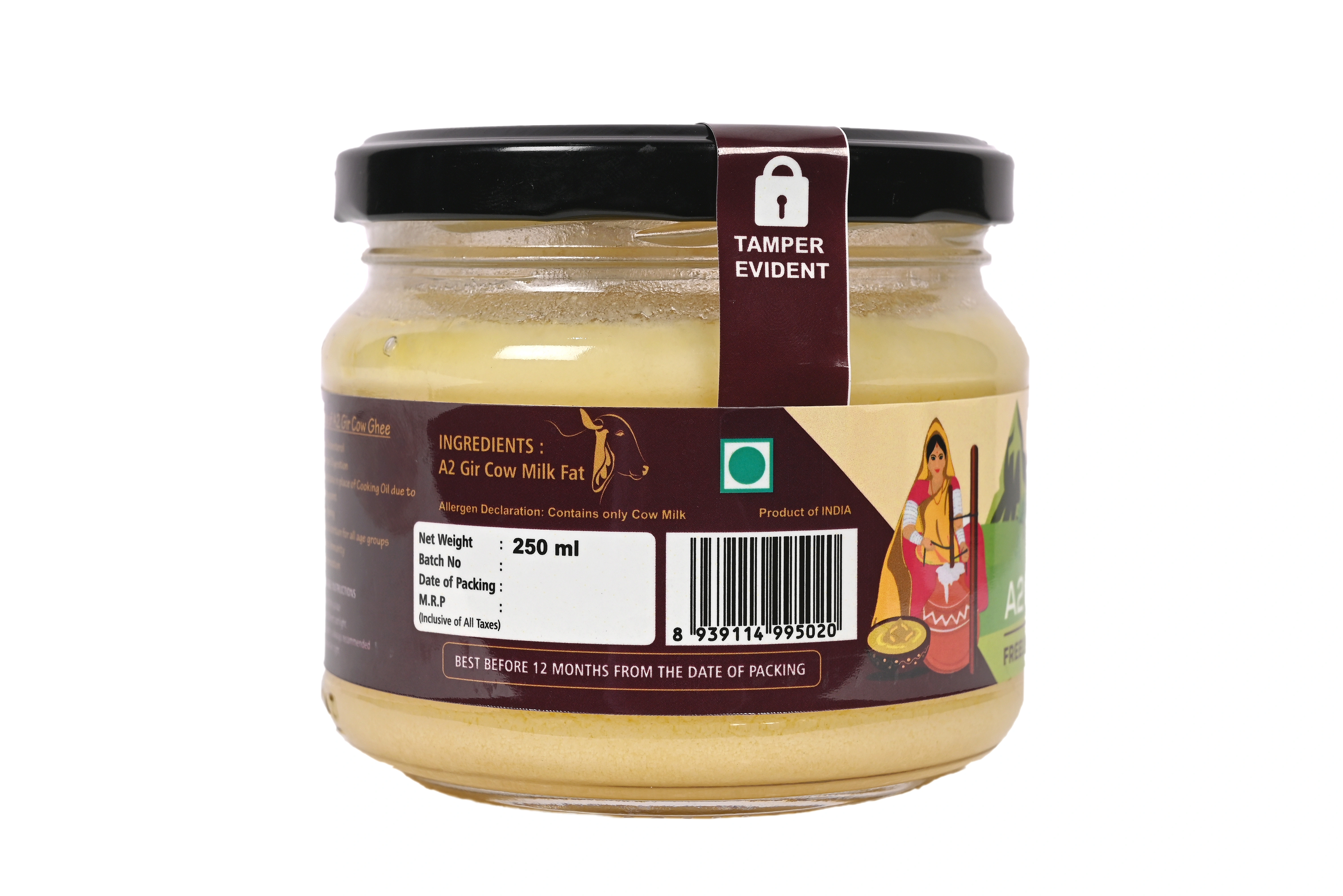 Novafarms A2 Gir Cow Ghee - 250 ml-1