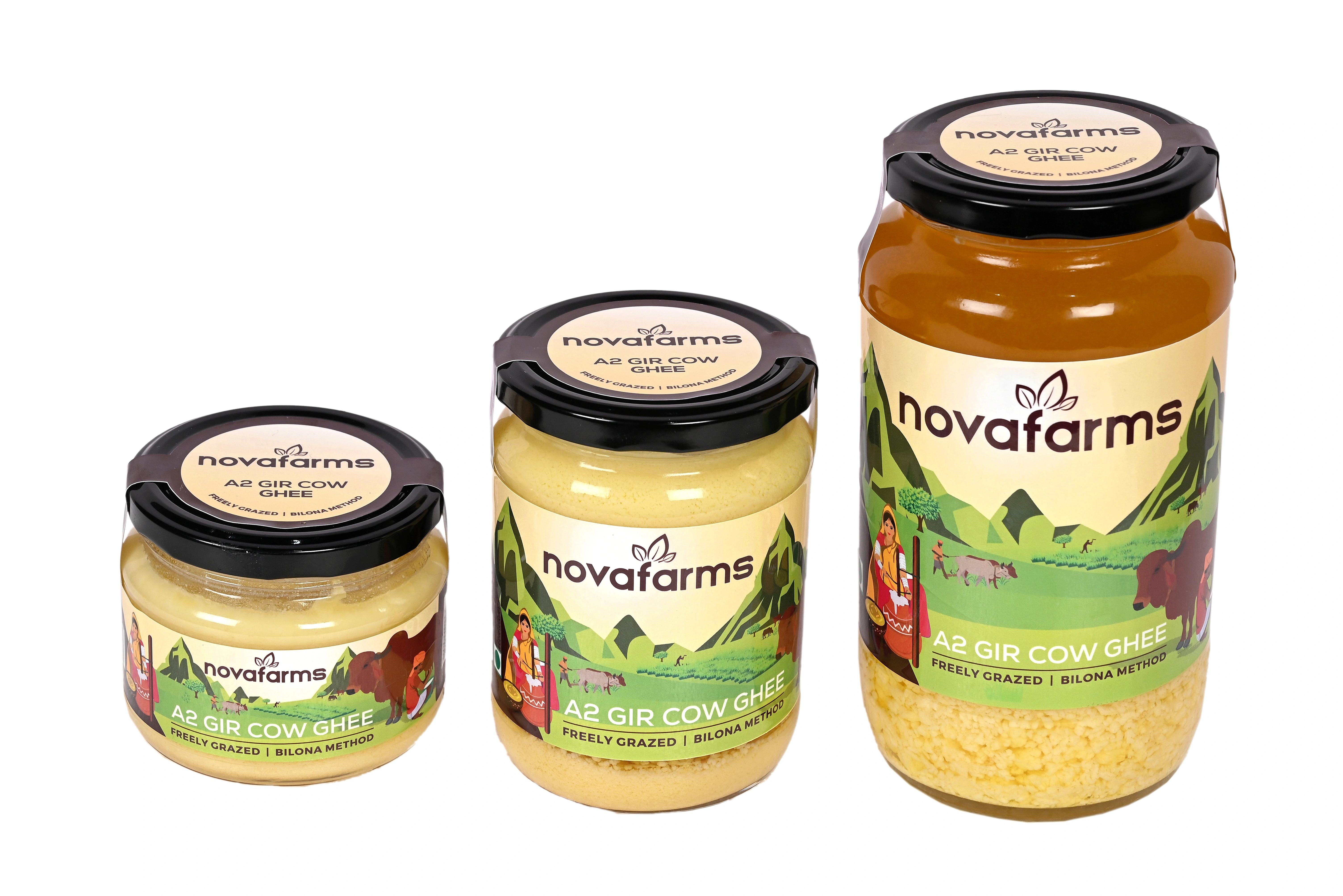 Novafarms A2 Gir Cow Ghee - 250 ml-2