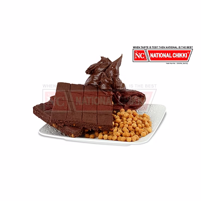chocolate with butterscotch chikki