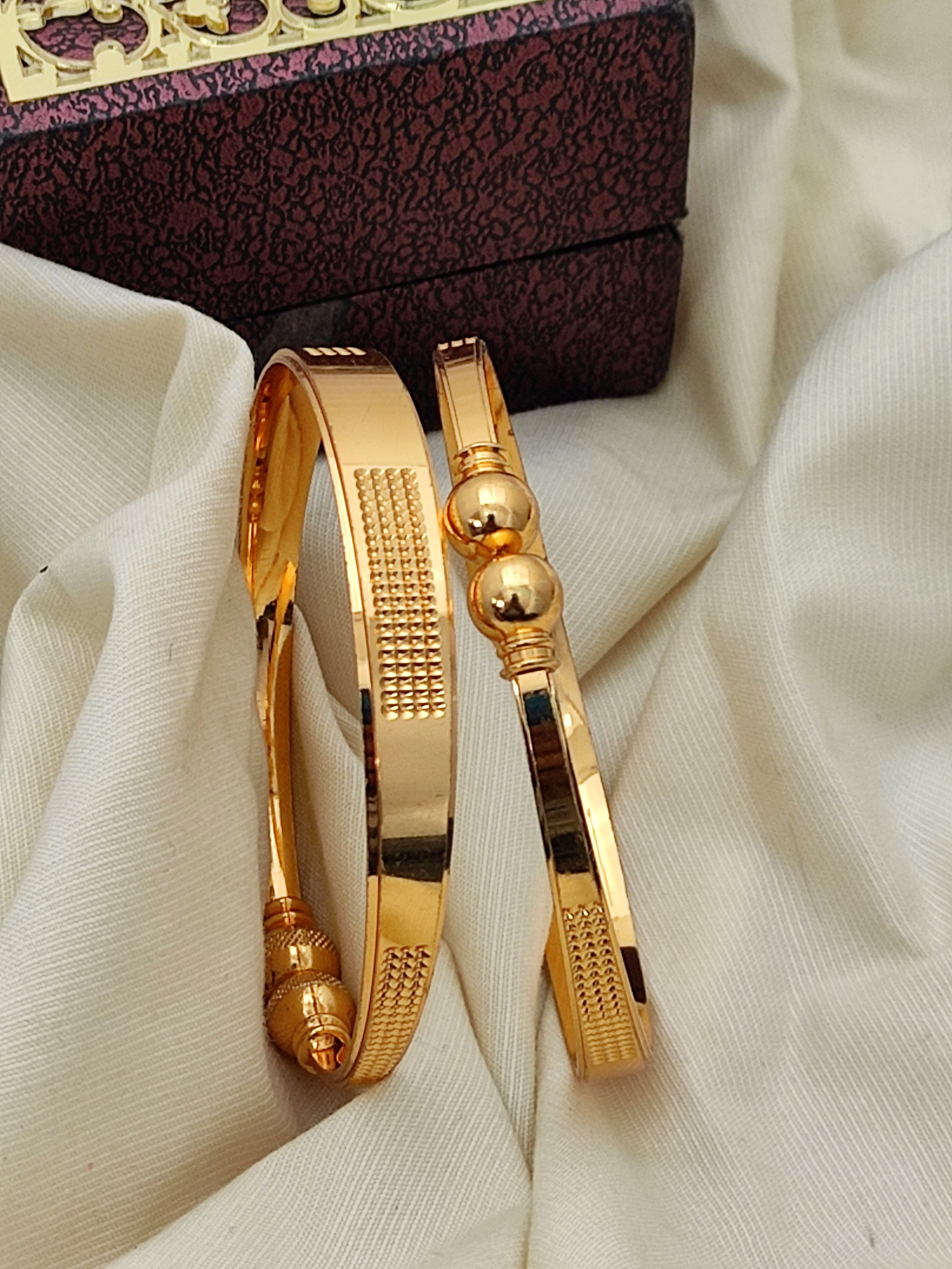 Gold Polish Bangle image 1