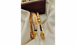 Gold Polish Bangle