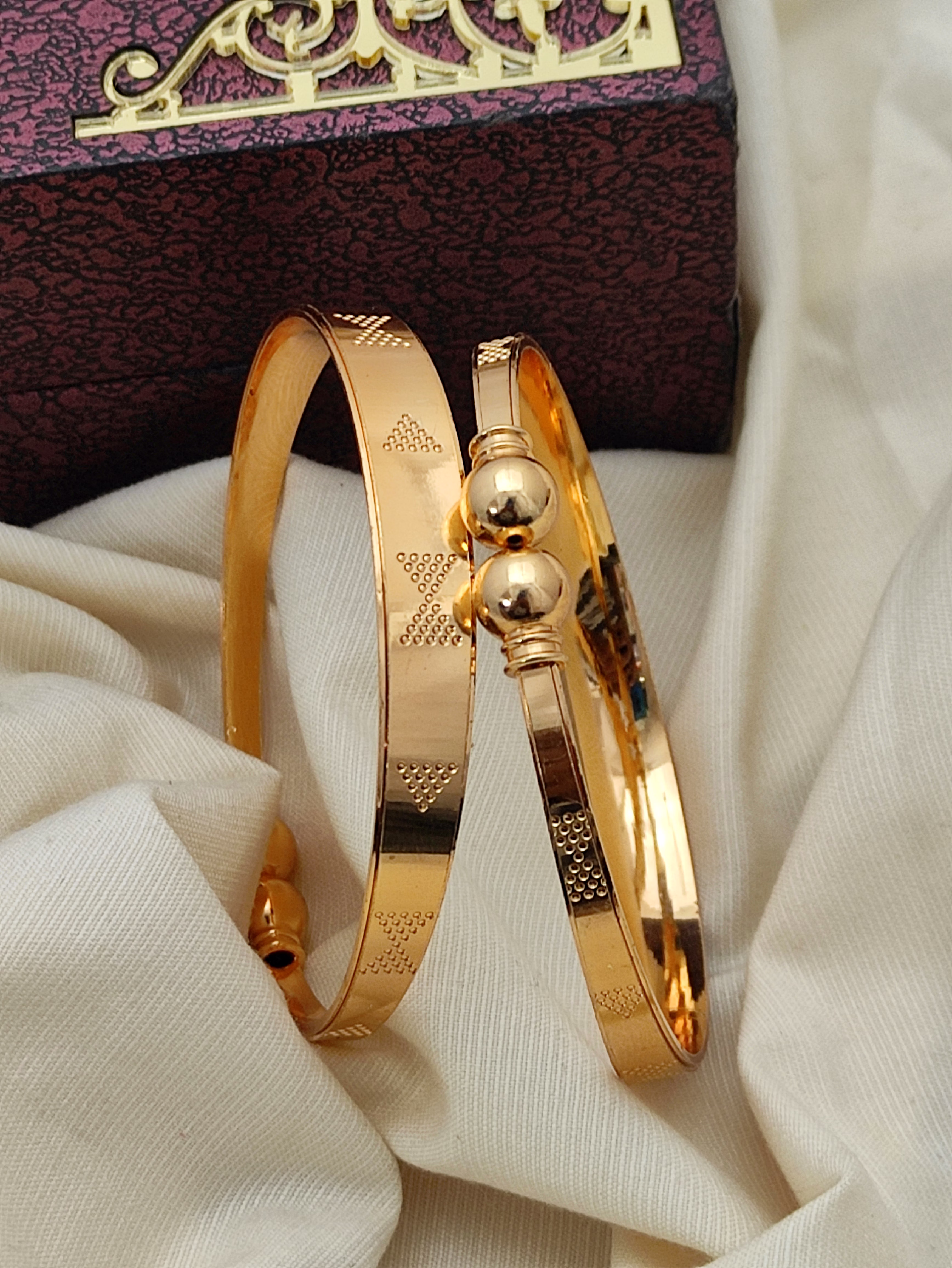 Gold Polish Bangle image 2